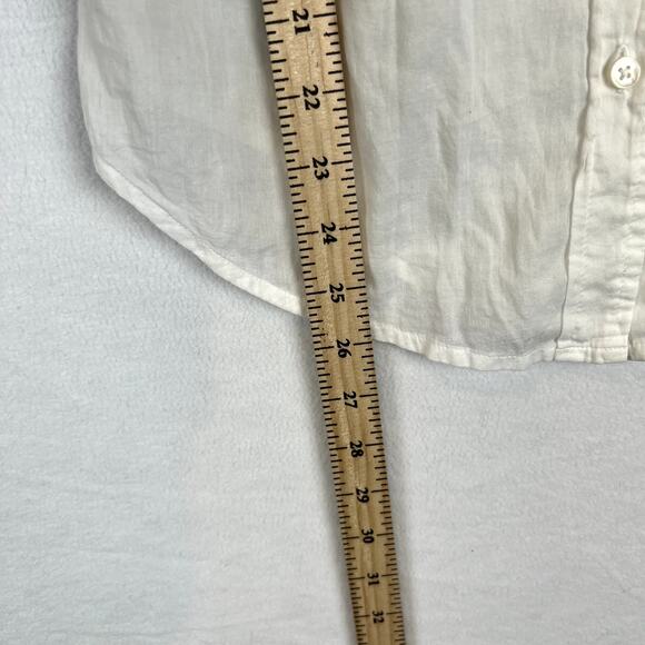 NWT Sundry Sleeveless Shirt Womens Size 1 Button Front Blouse‎ Tank 100% Cotton - Picture 5 of 8